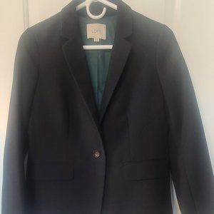 Ann Taylor Loft Blazer, Black, Size 2P